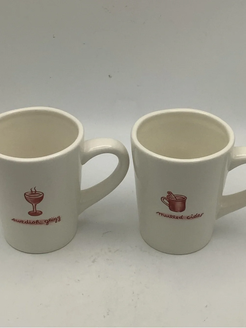 Williams Sonoma Holiday Hot Drinks Collection Mug Set